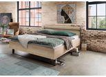 Bett WIEMANN "Brüssel", beige (steineiche nachbildung, schiefer nachbildung), B:189cm L:208cm, Betten, Bett