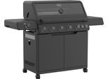 Gasgrill RÖSLE "ALLFLAME Hero 6", schwarz, B:157cm T:61,8cm, Grills, Gasgrill, 50 mbar