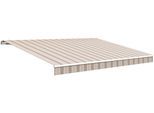 Gelenkarmmarkise WISMAR "Classic", beige (beige, grau), B:450cm H:25cm, Polyacryl, Markisen, Gelenkarmmarkise