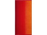 Handtücher DYCKHOFF "Colori", rot, B:70cm L:140cm, Walkfrottee, Obermaterial: 100% Baumwolle, Handtücher, Handtücher, mit Farbverlauf