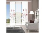 Schiebegardine VISION S "AYENE 3er SET" Gr. 1, rot, B:60cm H:260cm, Polyester, Gardinen, Schiebegardine, Schiebevorhang Digidruck 3er Set AYENE