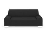 2,5-Sitzer DOMO COLLECTION "Anzio kubisches Design, flache Armlehnen, Breite 214cm", grau (anthratzit), B:214cm H:85cm T:93cm, Sofas, 2 5-Sitzer, Mit Federkern