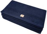 Gaestehandtuecher DYCKHOFF "Nature", blau (marine), B:30cm L:50cm, Frottier, Obermaterial: 100% Baumwolle, Handtücher, Gaestehandtuecher