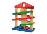Kugelbahn EICHHORN "Kugelbahn", bunt, Kugelbahnen, BabyB:25cm H:34cm T:12cm, Holz, Kugelbahn, Made in Europe, B:25cm H:34cm T:12cm