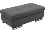 Stauraumhocker "SO 4100", grau, B:128cm H:43cm T:68cm, SET ONE BY MUSTERRING, Hocker, Stauraumhocker