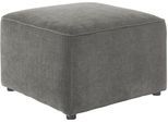 Hocker HOME AFFAIRE "Sundstrup", grau (anthrazit), B:70cm H:47cm T:70cm, 100% Polyester, Hocker, Hocker, Modulserie, individuelle Zusammenstellung