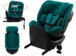 Autokindersitz KINDERKRAFT "XRIDER 2 i-Size", Baby, grün, Materialmix, Kindersitze Autokindersitz, 360 – drehbarer Kindersitz