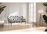 2,5-Sitzer HOME AFFAIRE "Amber", bunt (rose, olive), B:173cm H:97cm T:87cm, 100% Polyester, Sofas, 2 5-Sitzer, mit Knopfheftung,in verschieden Stoffarten