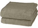 Handtücher ROSS "Sensual 9000", grau (flanell), B:50cm L:100cm, Frottier, Obermaterial: 100% Baumwolle, Handtücher, Handtücher, mit Aloe-Vera-Öl veredelt
