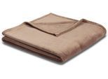 Wohndecke BIEDERLACK "King Fleece", braun (palisade), B:150cm L:200cm, Polyester, Wohndecken, Wohndecke, leicht, Kuscheldecke