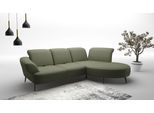 Ecksofa SIT & MORE "Dance, L-Form, inkl. Sitztiefenverstellung", grün (olive), B:313cm H:91cm T:208cm, 95%Polyester 5%Polyamid, Sofas, Ecksofa, inkl. Click&Seat, optional mit Kopfteilverstellung