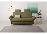 3-Sitzer HOME AFFAIRE "Westerland", grün (olive), B:186cm H:90cm T:89cm, 98% Polyester 2% Polyamid, Sofas, 3-Sitzer, Federkern-Polsterung. wahlweise mit Armlehnfunktion
