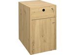 Unterschrank MÄUSBACHER "Big System Office", braun (asteiche), B:41cm H:72cm T:70cm, Schränke, Unterschrank, Breite 41 cm