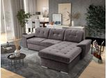 Ecksofa EXXPO - SOFA FASHION "Derby Inkl. Kopfteilverstellung, wahlw. Bett & Bettkasten, L-Form", grau (anthrazit), B:277cm H:92cm T:206cm, Sofas, Ecksofa, EXTRA an Komfort zum Relaxen, Entspannen und Wohlfühlen