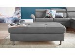 Hocker EXXPO - SOFA FASHION "Maretto Bankhocker mit tollem Sitzkomfort", grau, B:136cm H:46cm T:70cm, Luxus-Microfaser (100% Polyester), Hocker, Hocker, praktisches Staufach unter der Sitzfläche