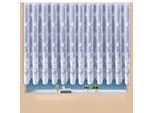 Gardine WECKBRODT "Siena" Gr. 29, weiß, B:900cm H:220cm, Polyester, Polyester, Gardinen, Gardine, Jacquard, strukturiert, Allover,Floral,halbtransparent, Bordüre, Store