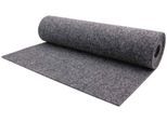 Nadelvliesteppich "TURBO, Made in Belgium", grau, B:200cm H:5mm L:200cm, Nadelfilz, PRIMAFLOR-IDEEN IN TEXTIL, Teppiche, Nadelvliesteppich, robust und strapazierfähig, fußbodenheizungsgeeignet, Kurzflor Teppich