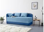 Polsterliege MAINTAL "Diana", blau, B:84cm, Komplettbetten, Polsterliege, mit Stauraum