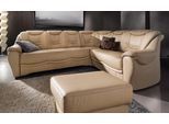 Ecksofa SIT & MORE "Benson L-Form", braun (cappuccino), B:265cm H:94cm T:215cm, NaturLeder;Luxus-Microfaser;Luxus-Kunstleder;Primabelle-Microfaser, Sofas, Ecksofa, wahlweise mit Bettfunktion
