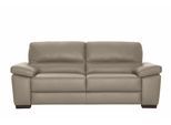 3-Sitzer CALIA ITALIA "Gaia, hochwertiges Ledersofa mit erstklassigem Sitzkomfort", beige (biscotto), B:210cm H:92cm T:97cm, Leder SORRENTO - 100% Leder;Leder BULL - 100% Leder, Sofas, 3-Sitzer, edles Design, in zwei hochwertigen Lederqualitäten