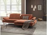 Ecksofa W.SCHILLIG "enjoy&MORE", orange (living coral w82), B:294cm H:87cm T:185cm, Schlingenpolgewebe W82 (74% Polyacryl, 26% Polyester), Sofas, Ecksofa, in Living coral, Füße schwarz pulverbeschichtet, Breite 294 cm