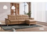 Ecksofa SIT & MORE "Astoria L-Form", braun (macchiato), B:260cm H:91cm T:175cm, 100% Polyester, Sofas, Ecksofa, wahlweise mit motorischer Relaxfunktion