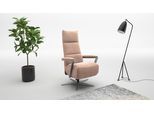 TV-Sessel SIT & MORE "Vario Comfort, inkl. Kopfteilverstellung & 360 Drehfunktion", rosa (rose), B:70cm H:124cm T:85cm, 100% Polyester, Sessel, TV-Sessel, inkl. Herz-Waage-Funktion & 3 Motoren, Höhe der Armlehnen 62cm