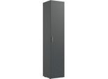 Kleiderschrank WIMEX "Multiraumkonzept Schrank Garderobe Schlafzimmer", grau (grafit), B:30cm H:185cm T:40cm, Holzwerkstoff, Schränke, Kleiderschrank, Schranksystem
