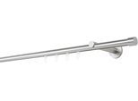 Gardinenstange MYDECO "Kappe function Ø 20mm", silber (edelstahlfarben), L:310cm, Gardinenstangen, Gardinenstange