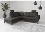 Ecksofa SIT & MORE "Zora", grau (anthrazit), T:212cm, Sofas, Ecksofa