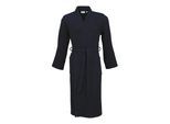 Unisex-Bademantel CARL ROSS "25100" Gr. S, blau (night blau), S, Baumwolle, Hausmäntel, Unisex-Bademantel, Waffelpique