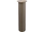 Kerzenhalter KAYOOM "Bodenkerzenständer Art Deco 195", grau (taupe, goldfarben), B:20cm H:70cm T:20cm Ø:20cm, Metall, Kerzenhalter, Kerzenhalter