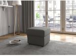 Hocker SIT & MORE "Freetown", grau (steel), B:59cm H:48cm T:59cm, Hocker, Hocker, auf Gleitern
