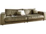 Big-Sofa 3C CANDY "Enisa II, elegantes Mega-Sofa, super bequem und toll verarbeitet", grün (oliv), B:290cm H:86cm T:127cm, Korpus/Basismaterial: 100% Polyester. Sitzfläche: 100% Polyester, Sofas, Big-Sofa, bestehend aus Modulen, daher auch individuell aufstellbar