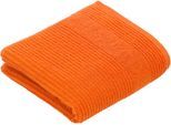 Handtuch VOSSEN "Tomorrow", orange (electric orange), B:50cm L:100cm, Webfrottier, Baumwolle, Handtücher, Handtuch