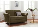 2-Sitzer SIT & MORE "Darwin", grün (olive), B:159cm H:83cm T:96cm, Sofas, 2-Sitzer, inklusive Federkern, wahlweise mit Kopfteilverstellung