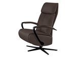 Relaxsessel W.SCHILLIG "rumbaa", braun (mocca s37), B:68cm H:111cm T:82cm, Stoff S37 (100% Polyester): Luxus-Microfaser in Lederoptik, Sessel, Relaxsessel, wahlweise mit Doppelmotor, in Größen S, M & L, mit 5-Sternfuß
