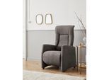 TV-Sessel SIT & MORE "Melissa", braun (schlamm), B:71cm H:113cm T:85cm, 100% Polyester, Sessel, TV-Sessel, wahlweise elektrisch oder manuell verstellbar, optional Aufstehhilfe