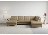 Wohnlandschaft SIT & MORE "Göteborg", beige, B:327cm H:90cm T:226cm, Sofas, Wohnlandschaft, inkl. Sitztiefenverstellung, wahlweise mit Bettfunktion & Bettkasten