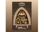 LED Dekolicht WEIGLA "Frau Holle, BxHxT: 30x32x6 cm", braun (natur, braun), B:30cm H:32cm T:6cm, Leuchten, LED Dekolicht, Weihnachtsdeko aus dem Erzgebirge, Holz Buche