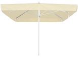 Marktschirm SCHNEIDER SCHIRME "Quadro", beige (natur), Obermaterial: 100% Polyester, Standschirme, Marktschirm, BxL: 300x300 cm, Aluminium/Polyester