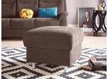 Hocker SIT & MORE "Boccaccio", braun (schlamm), B:58cm H:46cm T:58cm, Kunstleder SOFTLUX;Luxus-Microfaser (90% Polyester, 10% Polyamid);Flachgewebe (100% Polyester), Hocker, Hocker