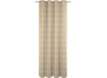 Vorhang ADAM "Romantic Puligny Light" Gr. 4, beige, B:145cm H:245cm, Jacquard, Baumwolle (Bio-Baumwolle), Gardinen, Vorhang, aus 100% Bio-Baumwolle