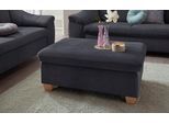 Hocker SIT & MORE "Santo", schwarz, B:100cm H:45cm T:66cm, Luxus-Microfaser ALTARA NUBUCK (100% Polyester);Struktur (100% Polyester);Struktur weich (92% Polyester, 8% Nylon), Hocker, Hocker