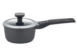 Kasserolle GSW "Easy Click", schwarz, Ø:16cm, Töpfe, Kasserolle, Ø 16 cm, abnehmbarer Griff, Induktion