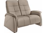 2-Sitzer EXXPO - SOFA FASHION "Tivoli, Kinosofa, bequem und komfortabel durch die Relaxfunktion", grau (stein), B:140cm H:109cm T:97cm, Softlux-Kunstleder;NaturLeder;Luxus-Microfaser, »Aqua Clean« (50% Polyester, 35% Polyacryl, 15% Polyamid), Sofas, 2-Sitzer, (2-sitzig), schmale Armlehnen, hohe Rückenlehne