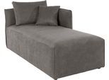 Ottomane OTTO HOME "Nöre", grau (anthrazit), B:90cm H:86cm T:172cm, Samtoptik (100% Polyester);Struktur (100% Polypropylen);Webstoff (100% Polyester);Struktur fein (100% Polyester);Luxus-Microfaser Lederoptik (100% Polyester);Baumwoll-/Leinenmix (60% Baumwolle/40% Leinen), Sofas, Ottomane, Modul - zum Zusammenstellen; in vielen Bezugsqualitäten und Farben