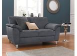 2-Sitzer SIT & MORE "Texel", grau (dunkelgrau), B:151cm H:87cm T:88cm, Kunstleder SOFTLUX;Luxus-Microfaser ALTARA NUBUCK (100% Polyester);Struktur (100% Polyester), Sofas, 2-Sitzer, inklusive Federkern