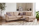 Ecksofa SIT & MORE "Clio L-Form", beige, B:254cm H:89cm T:190cm, Sofas, Ecksofa, wahlweise mit Bettfunktion und Bettkasten, inklusive Federkern