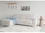 Ecksofa SIT & MORE "Sinatra L-Form", silber, B:258cm H:85cm T:170cm, 98% Polyester, 2% Polyamid, Sofas, Ecksofa, mit Recamiere, optinal mit Kopfteilverstellung und Armteilfunktion
